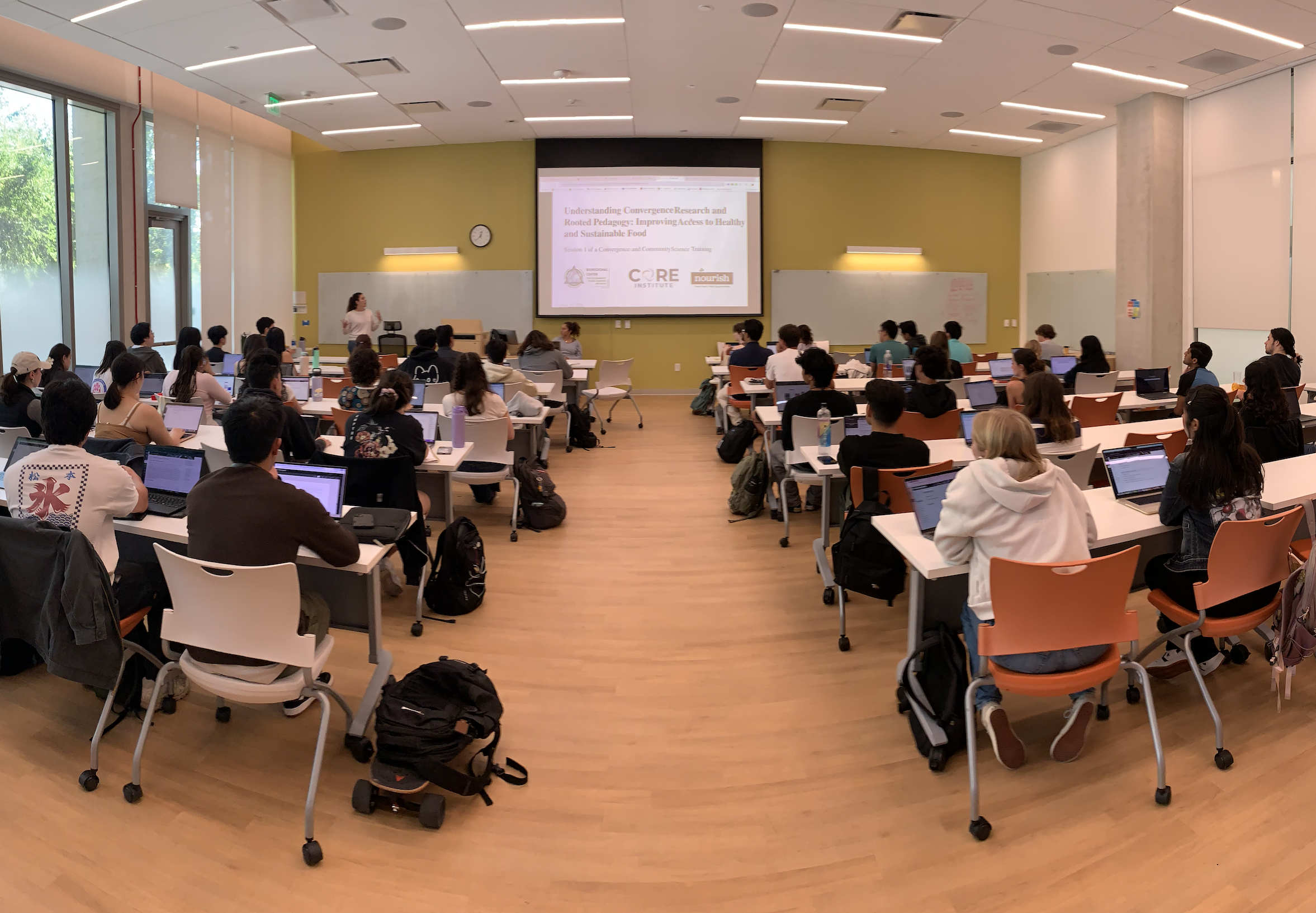 students in a classroom